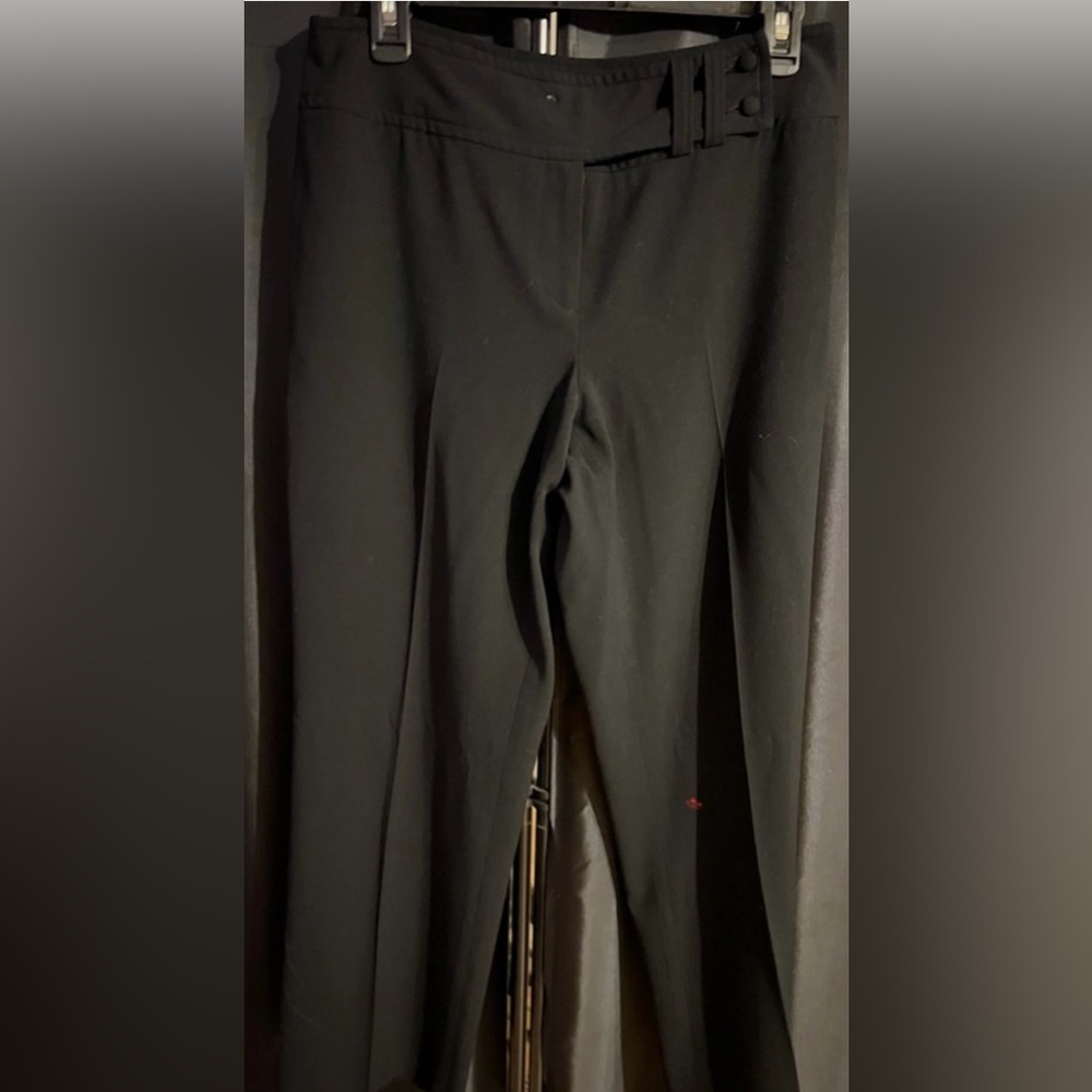 Black Slacks with belt front
